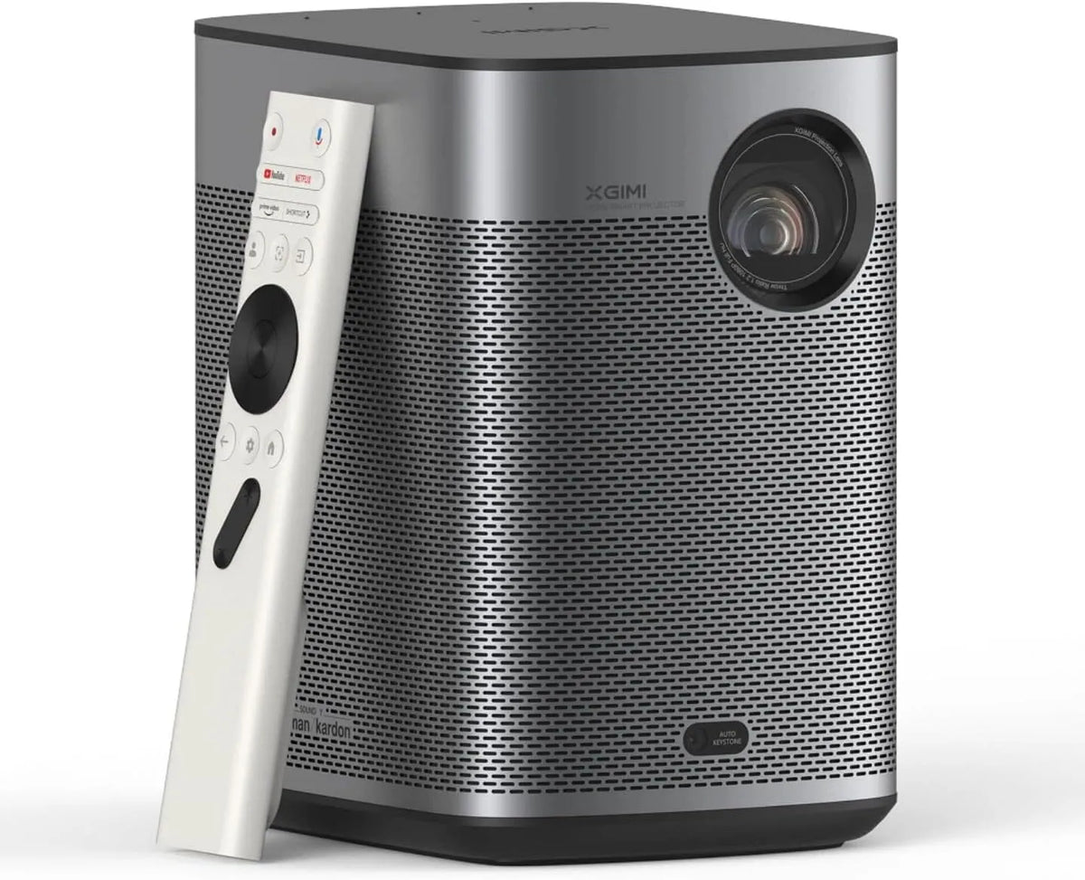 Google 1080P Smart TV, Fernseher, tragbar, Google TV & Lizenziertes Netflix, xGIMI Halo+ GTV 1080P Tragbarer Beamer