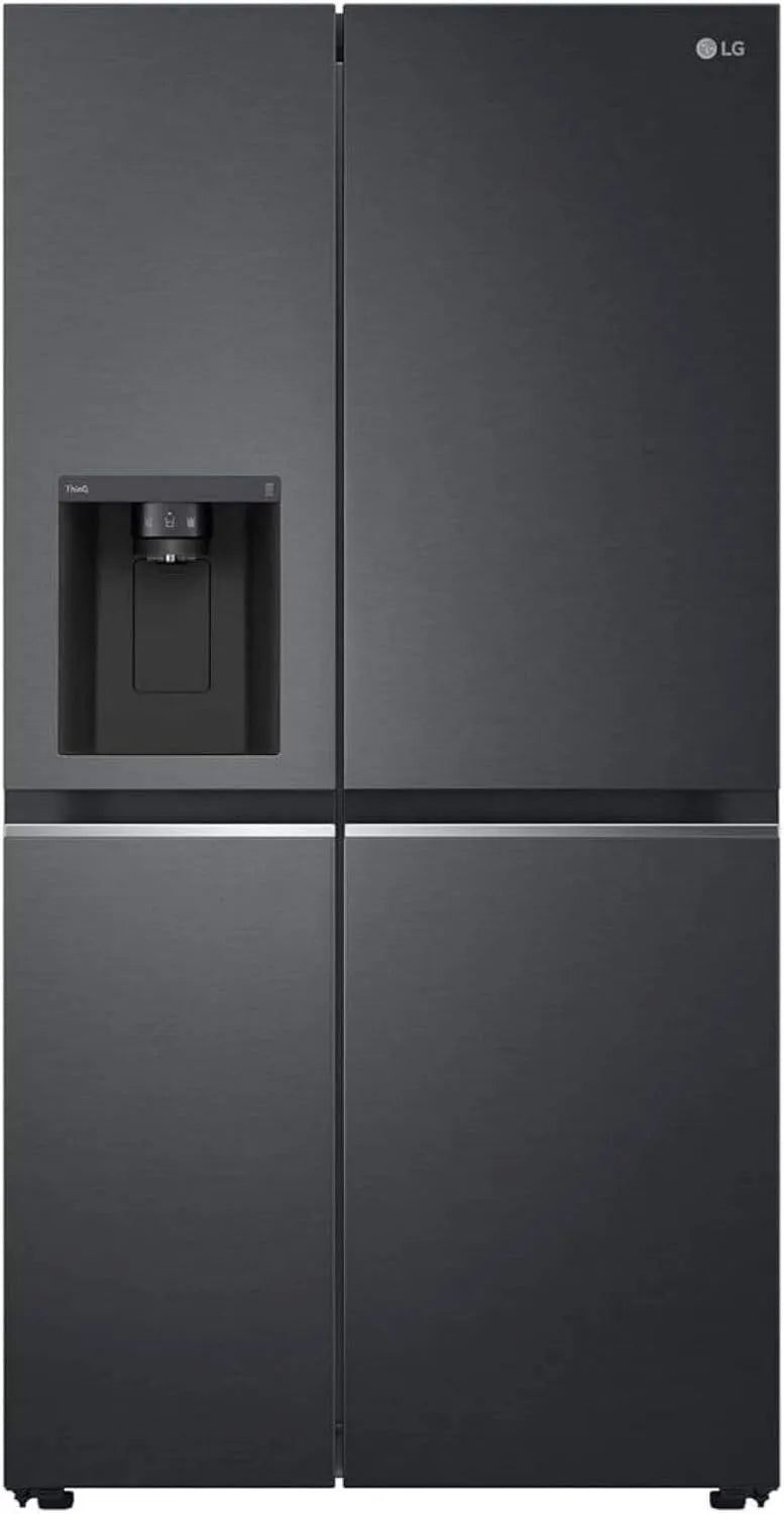 LG Crushed Ice und Wasserspender, Side-by-Side mit Eis- GSLV71MCTD