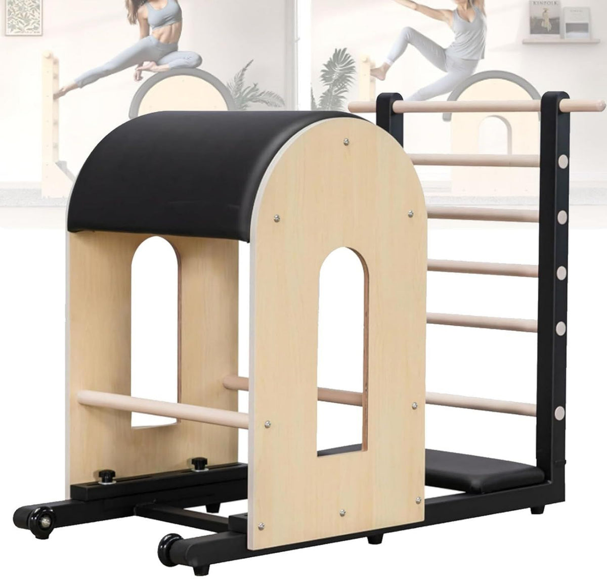 Pilates-Leiter aus Holz für Heimtraining: Holzkonstruktion