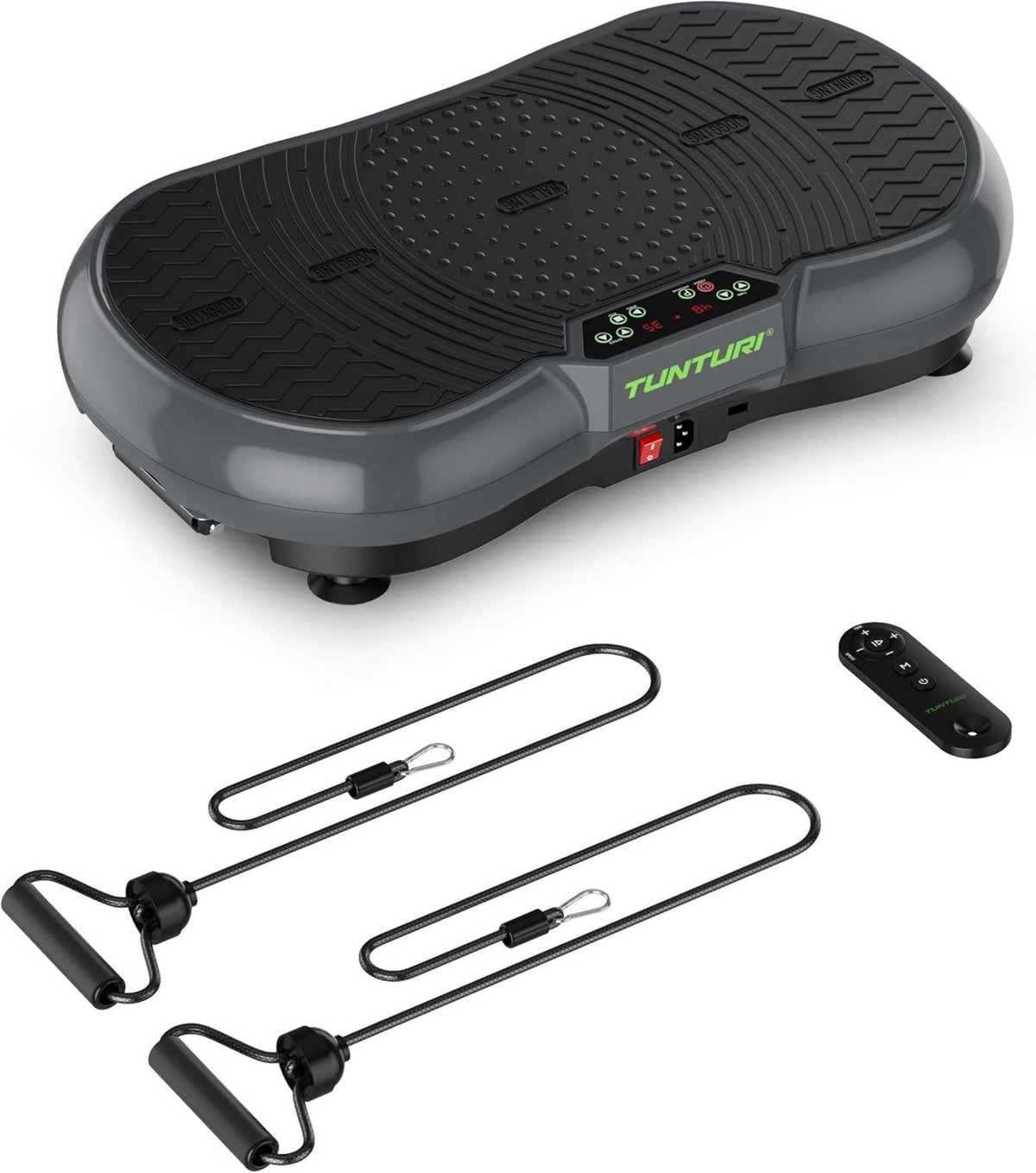 Tunturi Vibrationsplatte – mit Fernbedienung, 99 Geschwindigkeiten