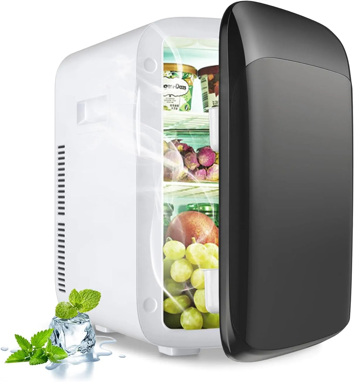 Kühlschrank, 15 L, -3~50°C, GOPLUS Mini Kühlschrank 15L, 2 in 1 Minikühlschrank mit Kühl und Heizfunktion