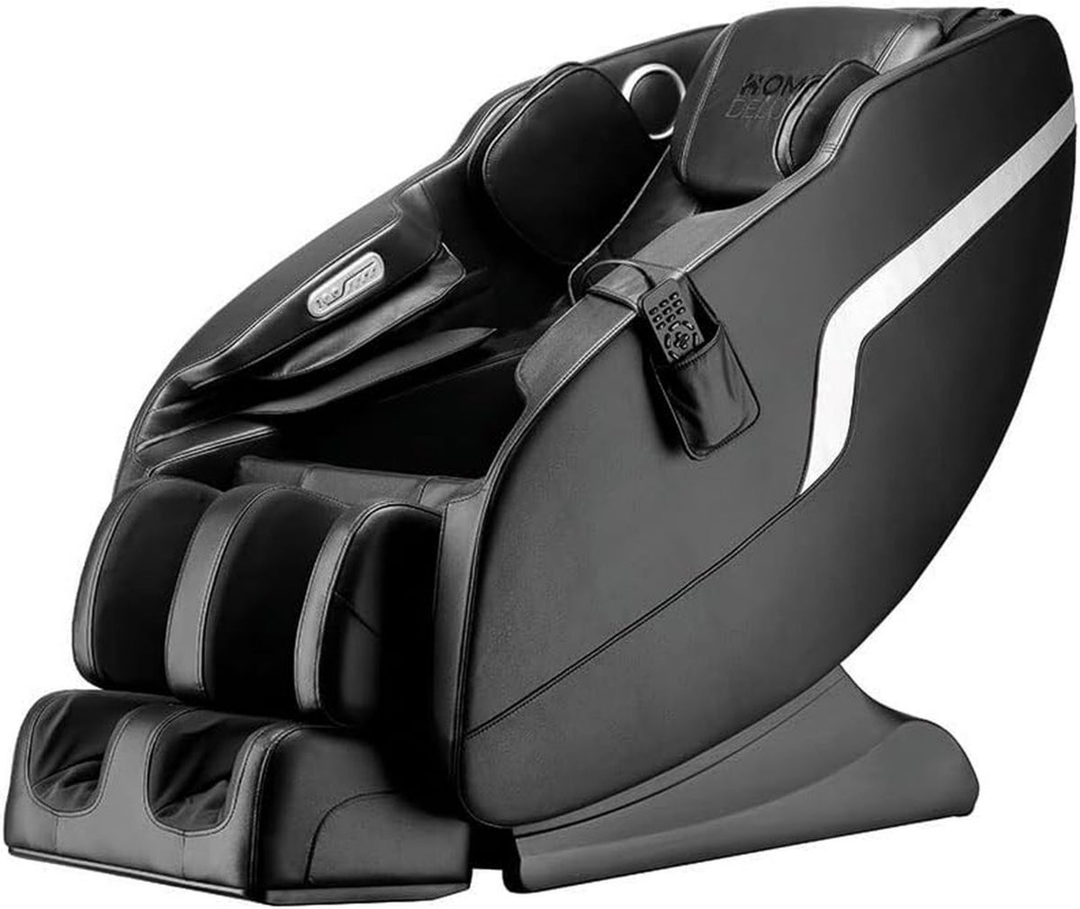 Massagesessel - Wärmefunktion, Zero-Gravity-Position, Bluetooth-Konnektivität, beheizt, schwarz