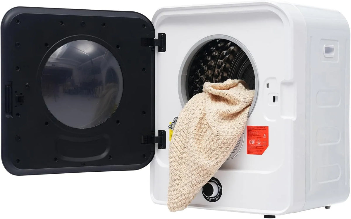 Wäschetrockner, 830 W, 5 Programme, 3 kg, freistehend, tragbar, Kompakter 830W Dryer Machine 3kg Tatsächlich bis 4, Wandmontage, Unterbau