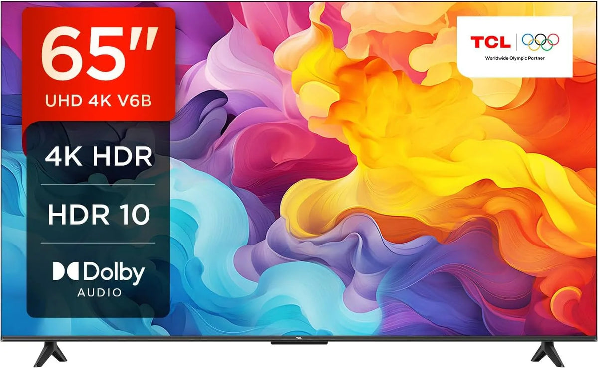 Google 65V6B Smart TV, 65 Zoll, Fernseher, 4K UHD, HDR, Dolby Audio, 4K Ultra HD, Smart TV unterstützt von Google TV, Motion Clarity, Sprachsteuerung