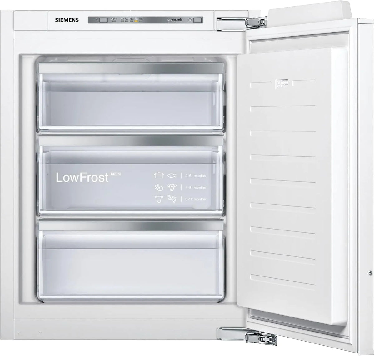 Siemens iQ300 GI11VAFE0 Gefrierschrank, 72 L, Einbau, Gefrierfach, Tiefkühlschrank, 167 kWh pro Jahr, freshSense, Made in Germany, lowFrost
