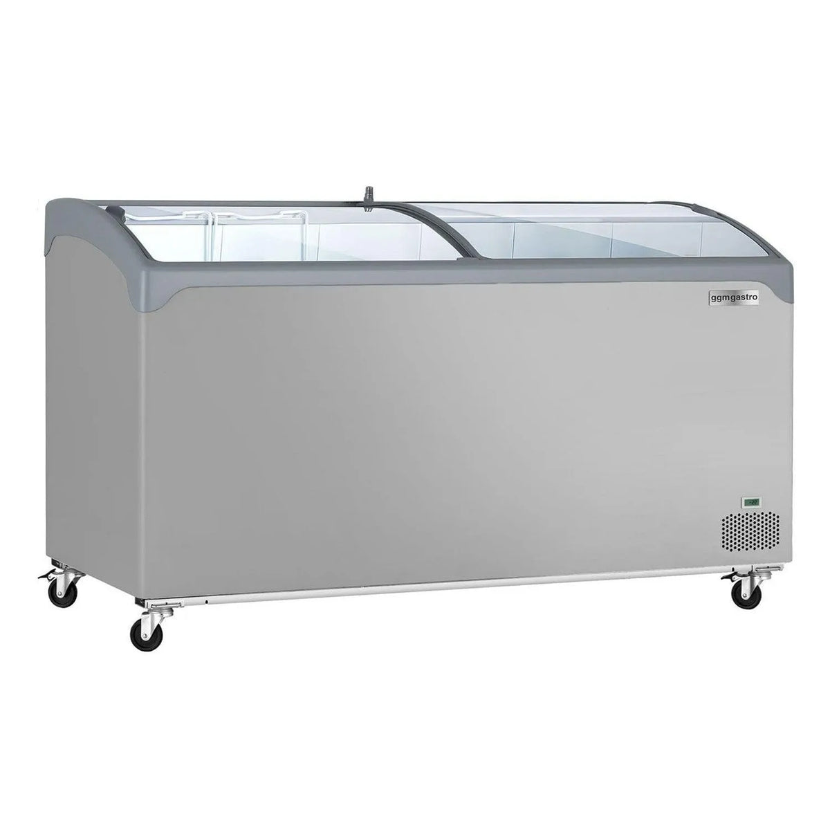 Gastro Tiefkühltruhe 1570x650mm 352L mit Glasschiebedeckel, GGM
