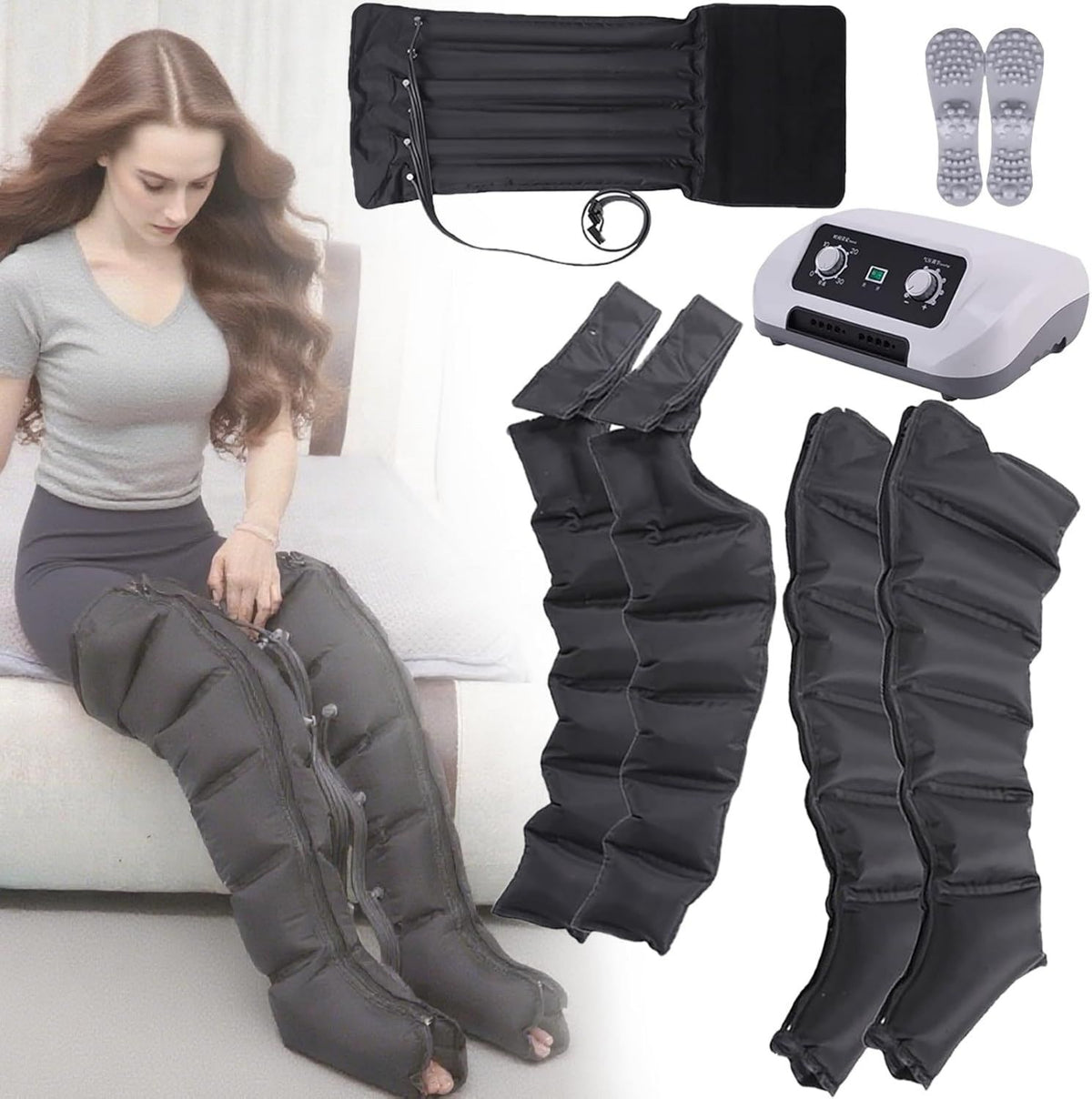 Kompressionsstiefel – 6 Kammern